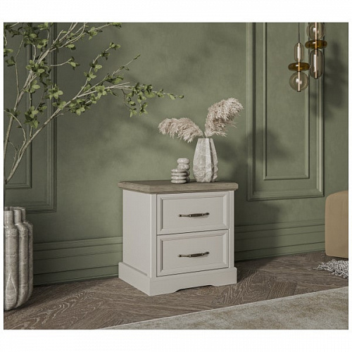 Тумба прикроватная TOSCANA NEW 2S Персидский жемчуг/Каньон