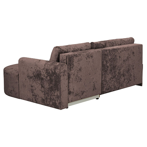 Угловой диван Каир (Левый) PLUSH CHOCOLATE