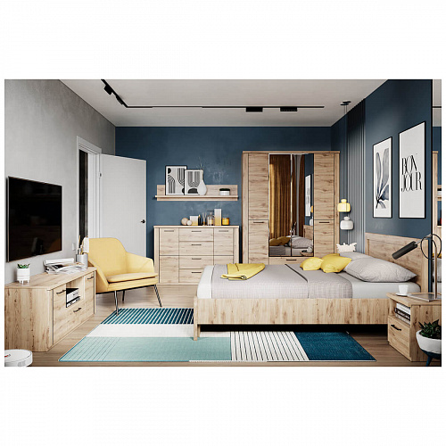 Полка навесная DOORSET BT Дуб наварра