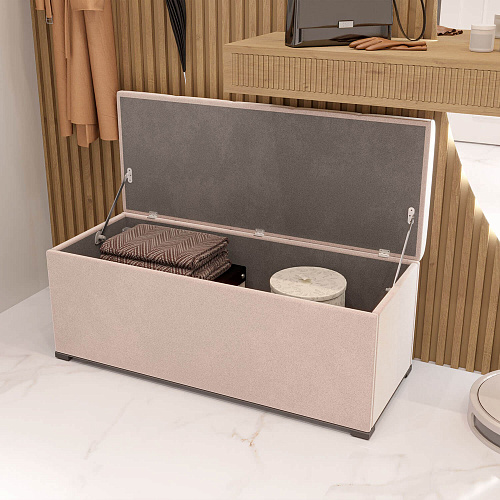 Тумба NOVEL 1000(М22) Велюр Бежевый