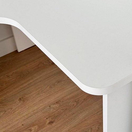 Стол компьютерный Лайт-2 1200 угловой белый