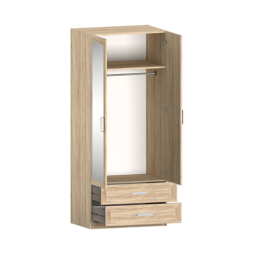 8.024Z Шкаф 2-х дверный с ящиками и зеркалом