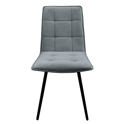 Стул Рица Лофт черный муар/Катания Сильвер