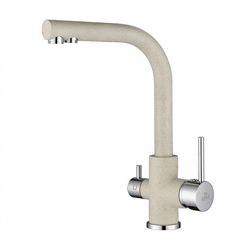 Смеситель для кухни высокий в цвет мойки Paulmark Ho213011