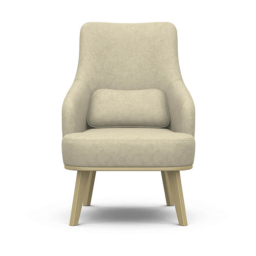 Кресло отдыха Комфорт-5 Высокая спинка PLUSH CREAM/Бесцветный
