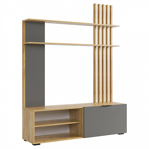 Гостиная Бери К2 дуб крафт золотой/графит