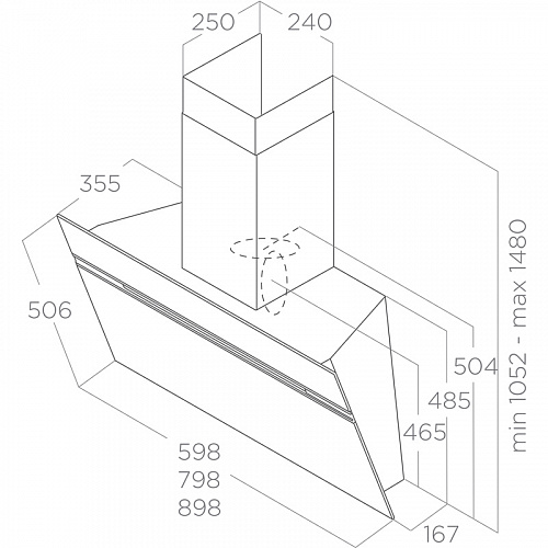 Вытяжка ELICA NEAT @ BL/A/90-PRF0199536