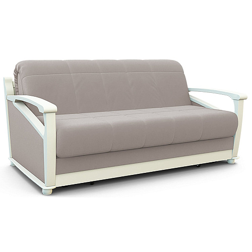 Диван Глория-Аккордеон (массив) CATANIA SMOKE/Снег