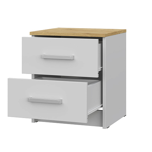 Спальный гарнитур НК Бланка Белый/дуб Артизан