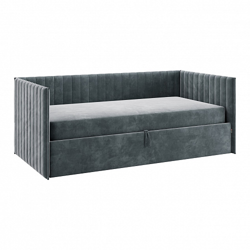 Набор детской мебели Зефир К7 белое дерево/серый (эмаль)/графит (велюр)