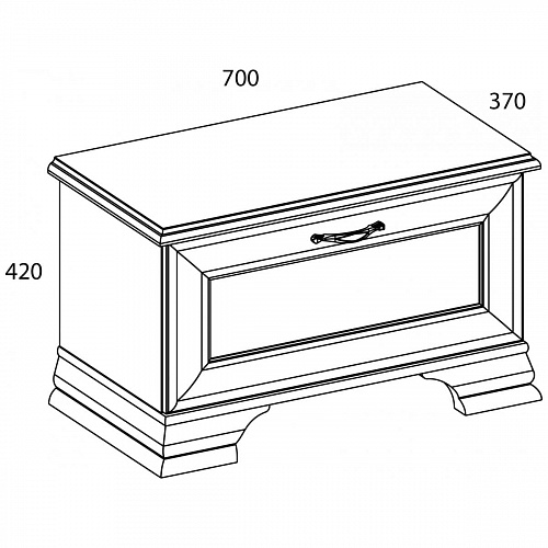Прихожая TIFFANY №2 Вудлайн кремовый