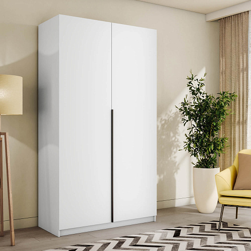 Шкаф Локер 1200 распашной Белый снег