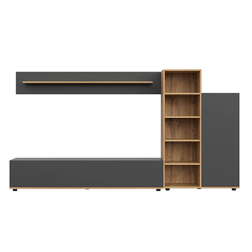 Гостиная НК AMAZON Графит/Дуб Вотан