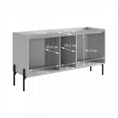 Гостиная Доминика К3 кашемир/дуб крафт золотой