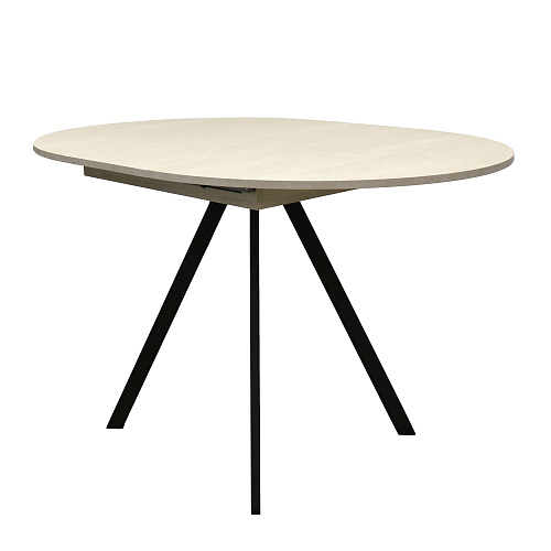 Стол обеденный ПГ-76 черный муар/Шелковый камень