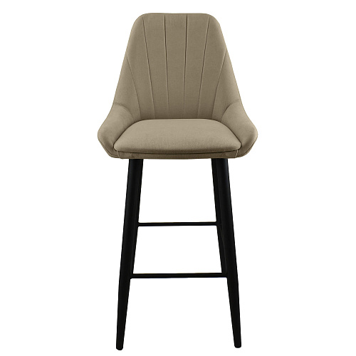 Стул барный Марино черный муар/Канди Мокко