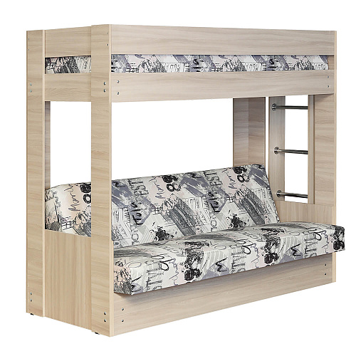 Диван-кровать двухъярусный Новый LENOR 03/Ясень шимо светлый