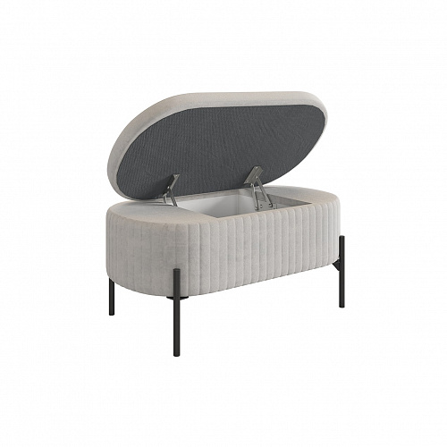 Пуф Винни галька (велюр)