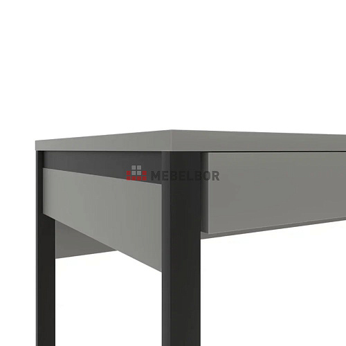 Стол письменный лофт DQ MADRID М-1 Черный/Серый графит
