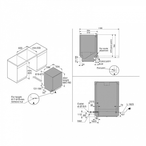 Встраиваемая посудомоечная машина ASKO DFI544H/1