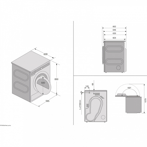 Сушильная машина ASKO T509HRG