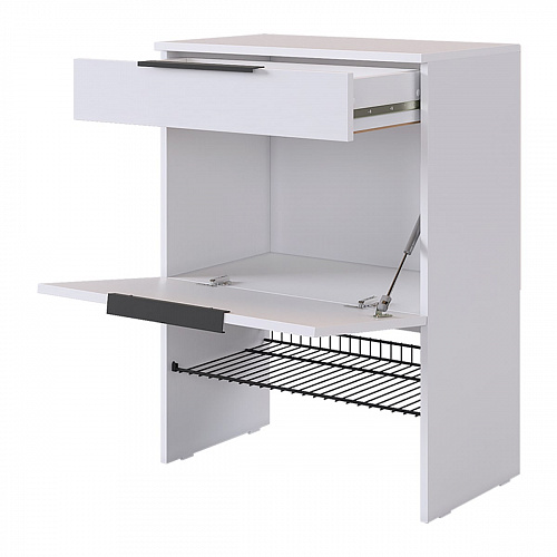 Прихожая Баско К8 белое дерево/черный