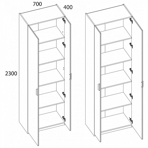 Шкаф MODERN 2D/70 Персидский жемчуг