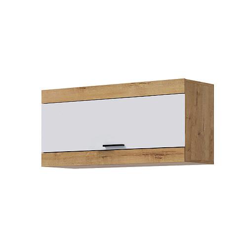 Гостиная ПРАГА №1 Дуб вотан/Белый гладкий