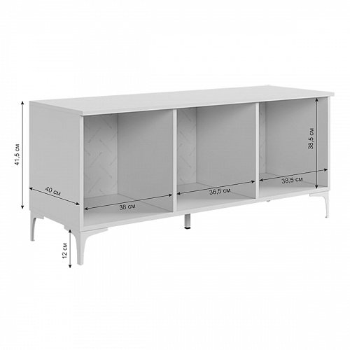 Гостиная Зефир К2 белое дерево/черный муар/графит