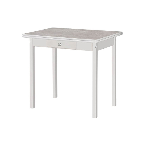 Стол обеденный раскладной ПН Снег/Бетао матовый