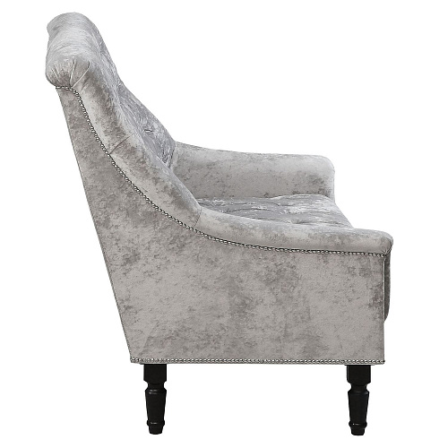 Диван ПРАДО PLUSH SILVER/Венге