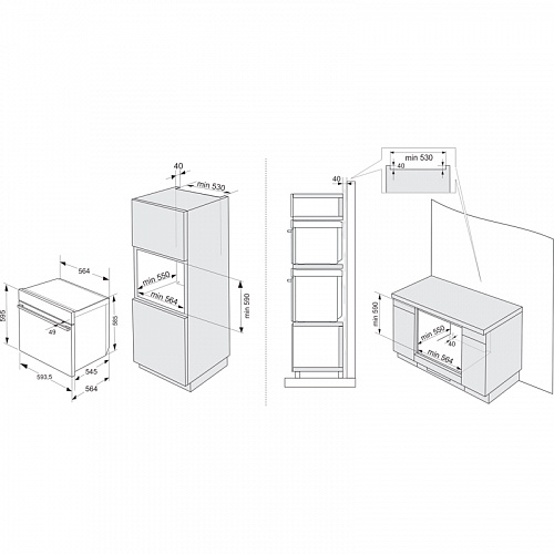 Встраиваемый духовой шкаф ASKO OCM26BGH