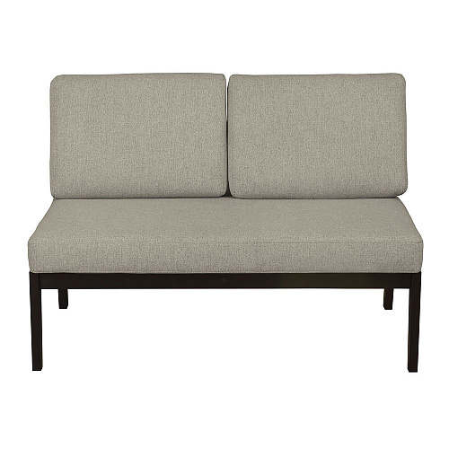 Диван-скамья массив мягкая Венге/UNO CREAM