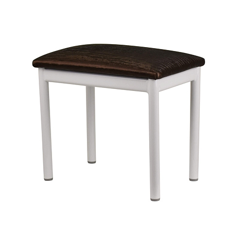 Банкетка в прихожую PG белая эмаль/Бенгал коричневый