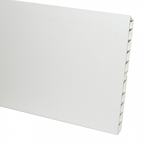 Цоколь кухонный ПВХ 150х4000мм, белый