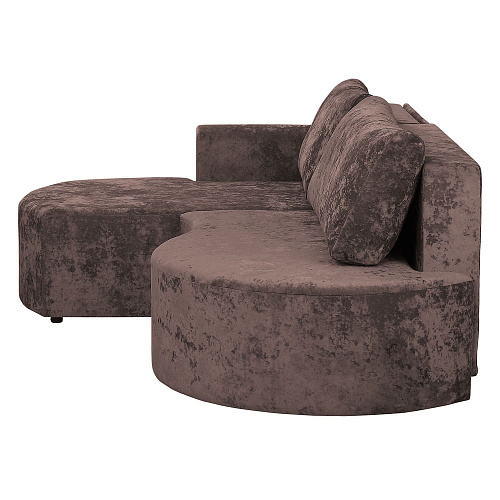 Угловой диван Каир (правый) PLUSH CHOCOLATE