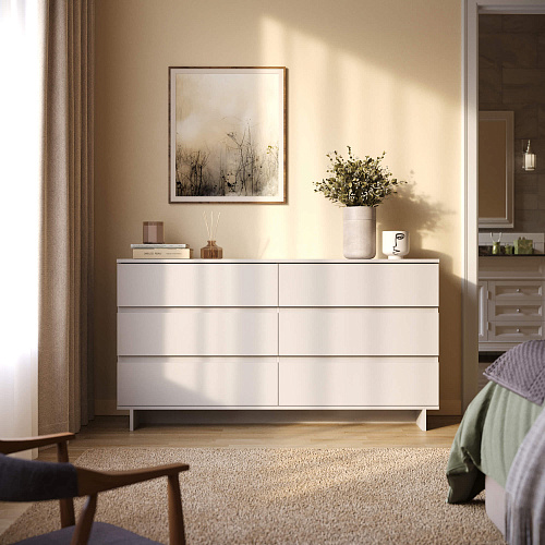 Комод НК DIEGO 6 ящиков Кашемир