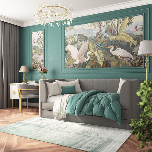 Кровать Мия Серый