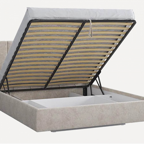 Кровать с подъемным механизмом Диор 160х200 кашемир суфле