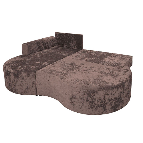 Угловой диван Каир (правый) PLUSH CHOCOLATE