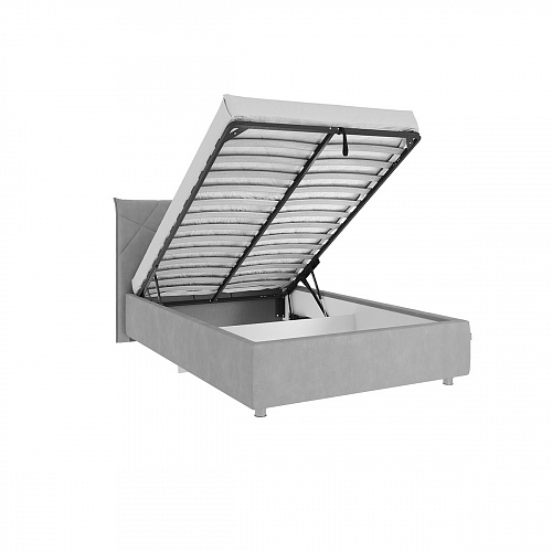 Кровать с подъемным механизмом Бест 120х200 графит (велюр)