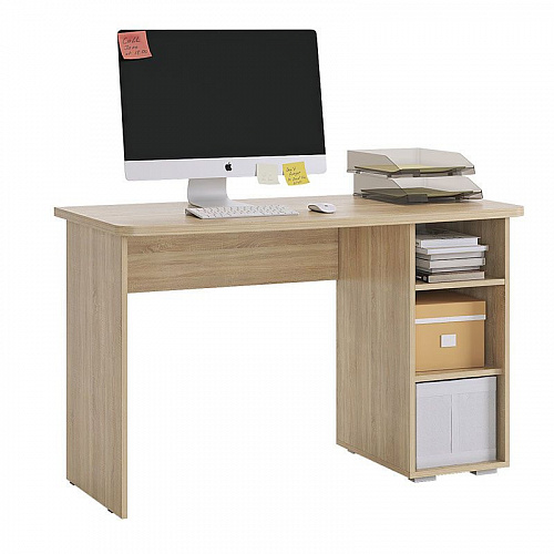 Стол компьютерный Энерджи дуб сонома/белый