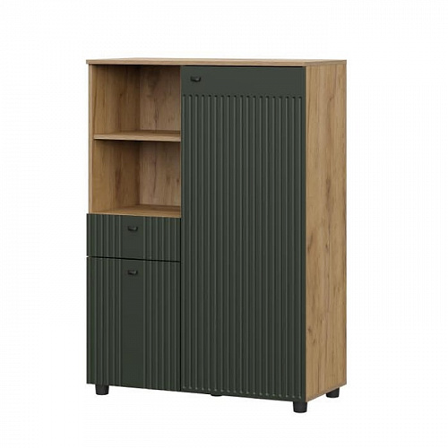 Гостиная Милан Дуб Золотой/Олива Софт