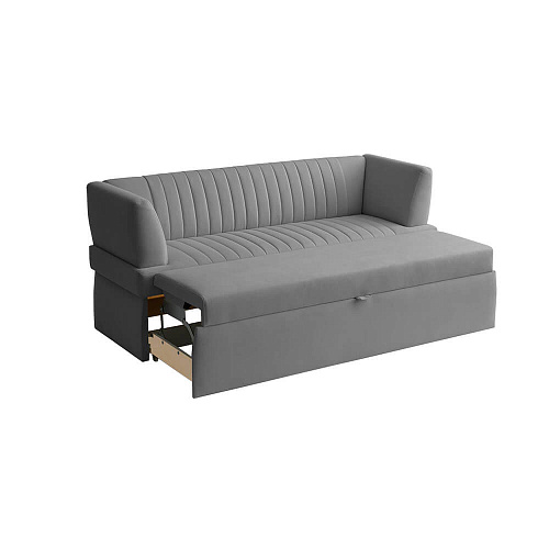 Кухонный диван Прага 183 Мелисса 34 Серый