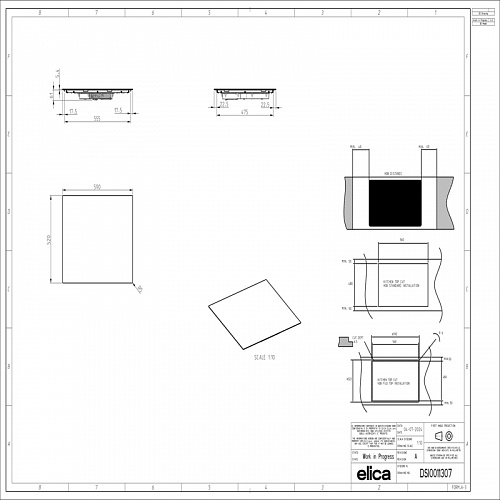 Индукционная варочная панель ELICA PRF0199859