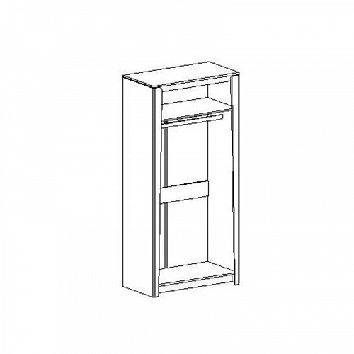 Шкаф двухдверный Мальта для спальни Дуб Винтерберг