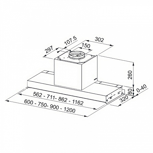 Вытяжка Franke FMY DRIP-FREE 60 KL 305.0705.339