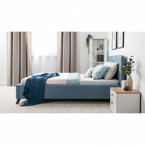 Кровать с подъемным механизмом Миа 1800х2000 Bravo blue