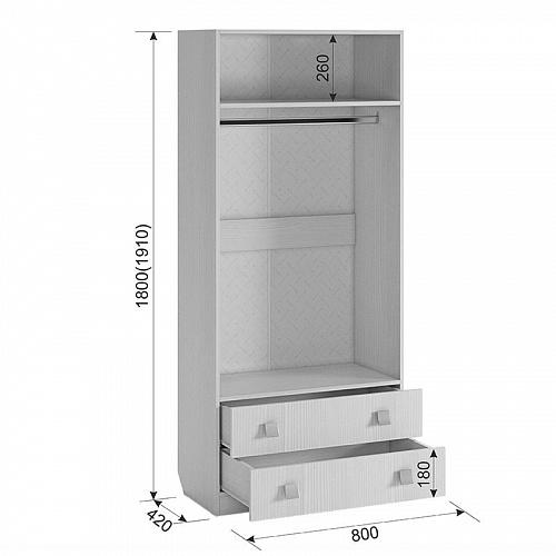 Набор детской мебели Фэнтези К1 белый рамух