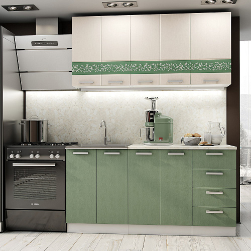 Кухня Милена 1600 Шато крем/Шато Бали